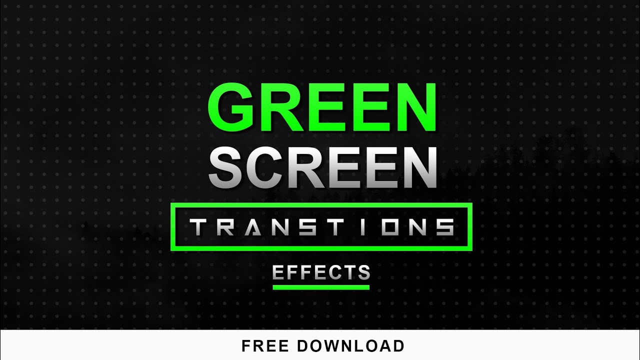 Top 10 Stinger Transitions Green Screen | Transition Effects Template