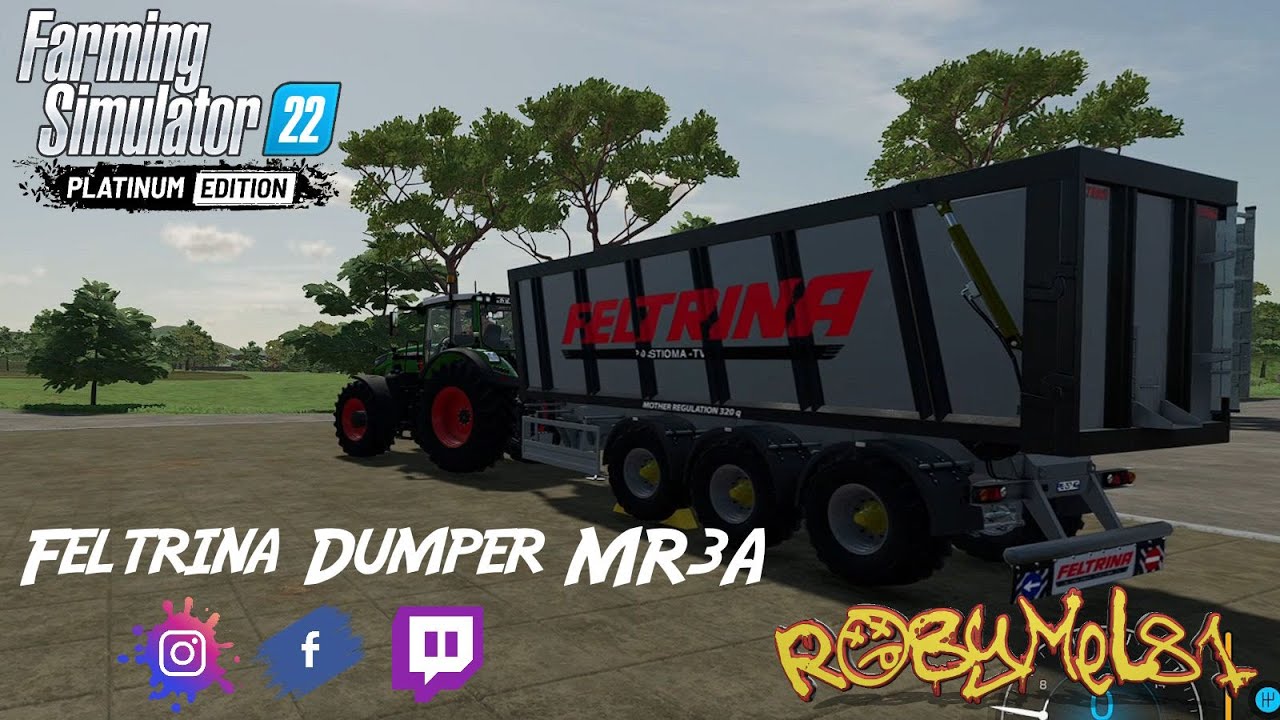 Feltrina Dumper MR3A  ➤ TEST MOD (Console/PC) ➤ FARMING SIMULATOR 22