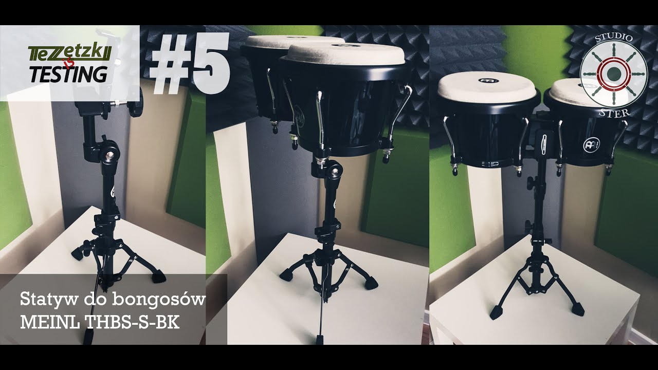 TEST Statyw do Bongosów MEINL THBS-S-BK - TeZetzki is testing #5