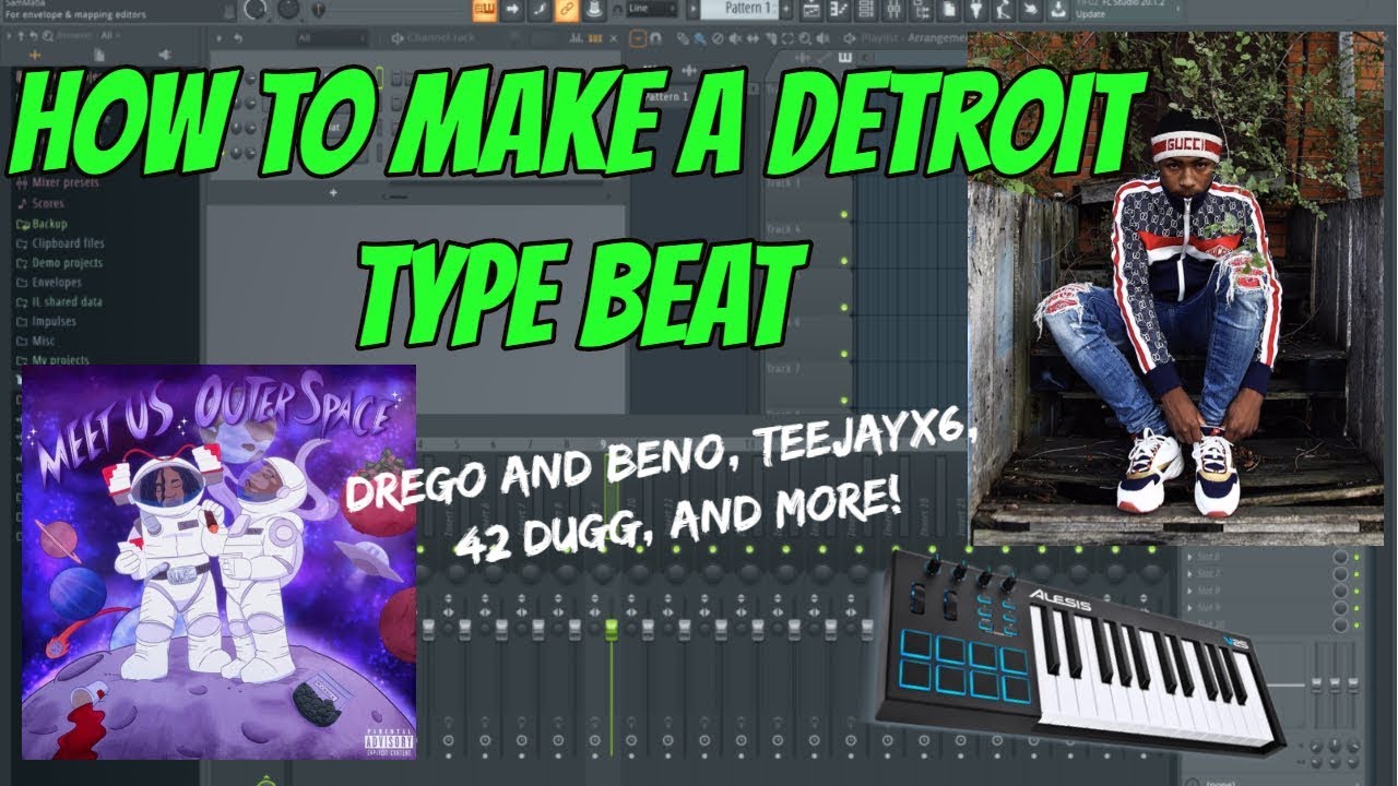 How To Make an INSANE DETROIT TYPE BEAT | Drego and Beno, Teejayx6, 42 Dugg (Prod. Pecchos)