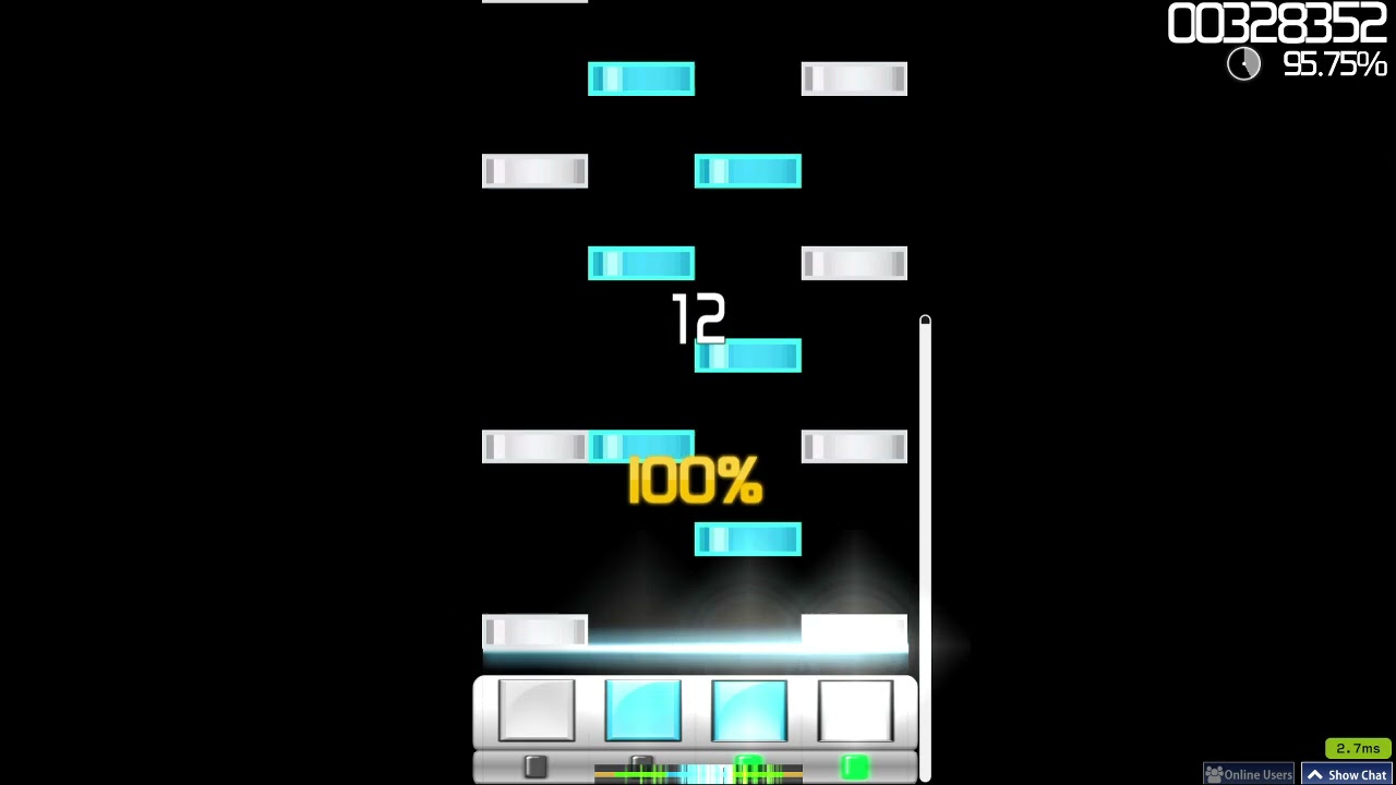 This is probably how new vsrg players perceive harder patterns