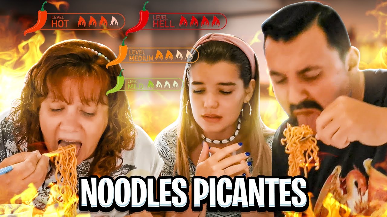 DESAFIO NOODLES PICANTES  I  ESCALA DE SCOVILLE  - Quem aguentou? 🌶️🌶️🔥🔥😂😂