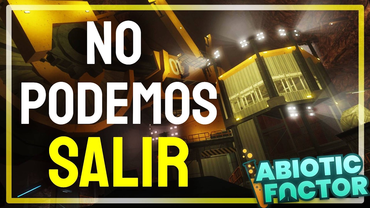 😱 Estamos ATRAPADOS, la SALIDA se DERRUMBÓ | Abiotic Factor