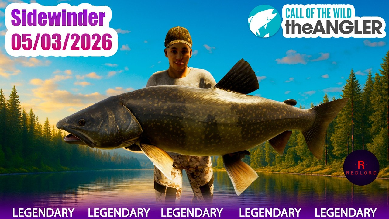 Legendary Fish This Week Sidewinder USA Mar 05 – Mar 11 2026 Call of the Wild The Angler