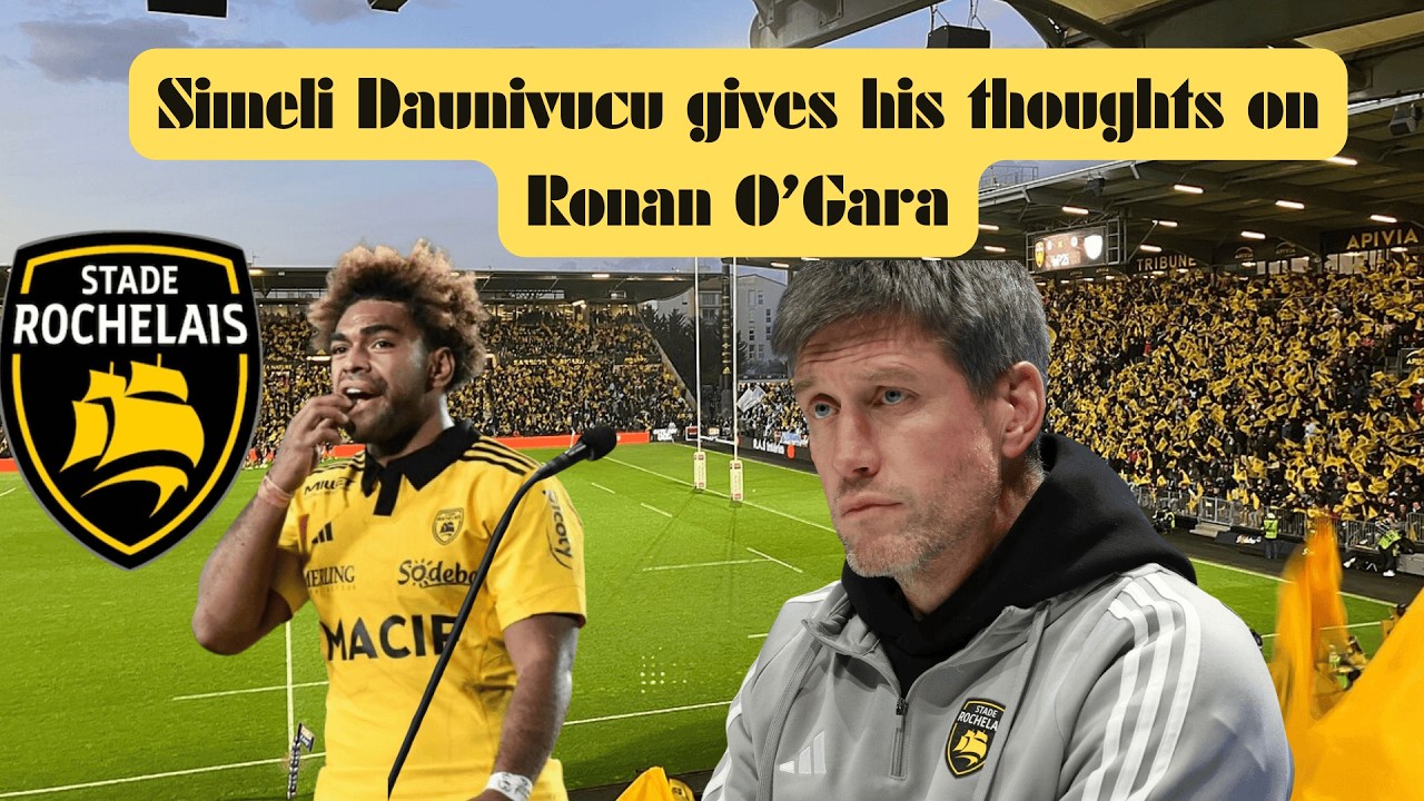 La Rochelle's Simeli Daunivucu on Ronan O'Gara