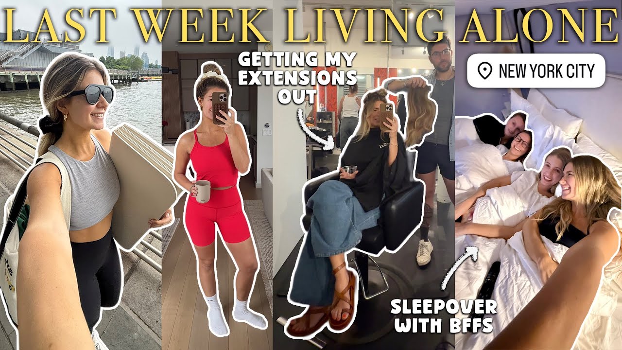 last week in my life LIVING ALONE 🎀🪞🩰 🧸