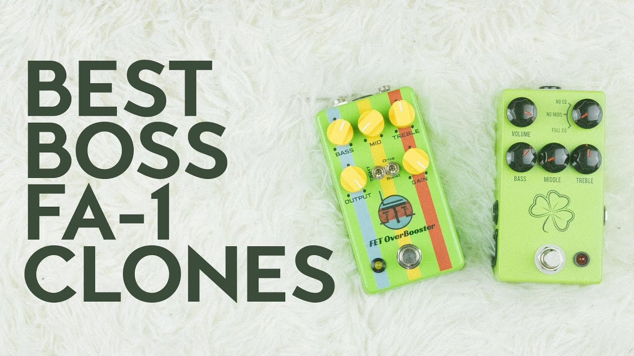 Boss FA-1 clones shootout - JHS Clover & Drunk Beaver FET OverBooster