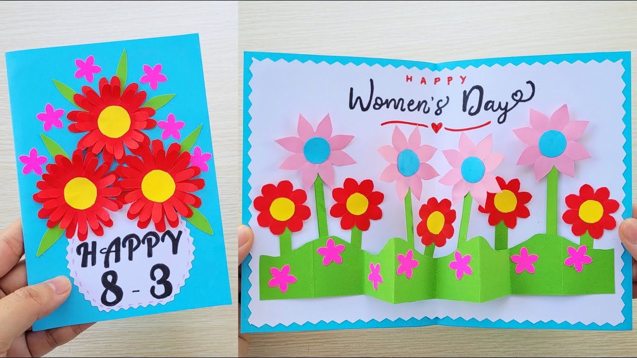 Thiệp 3D 8/3 Handmade | Vân Handmade