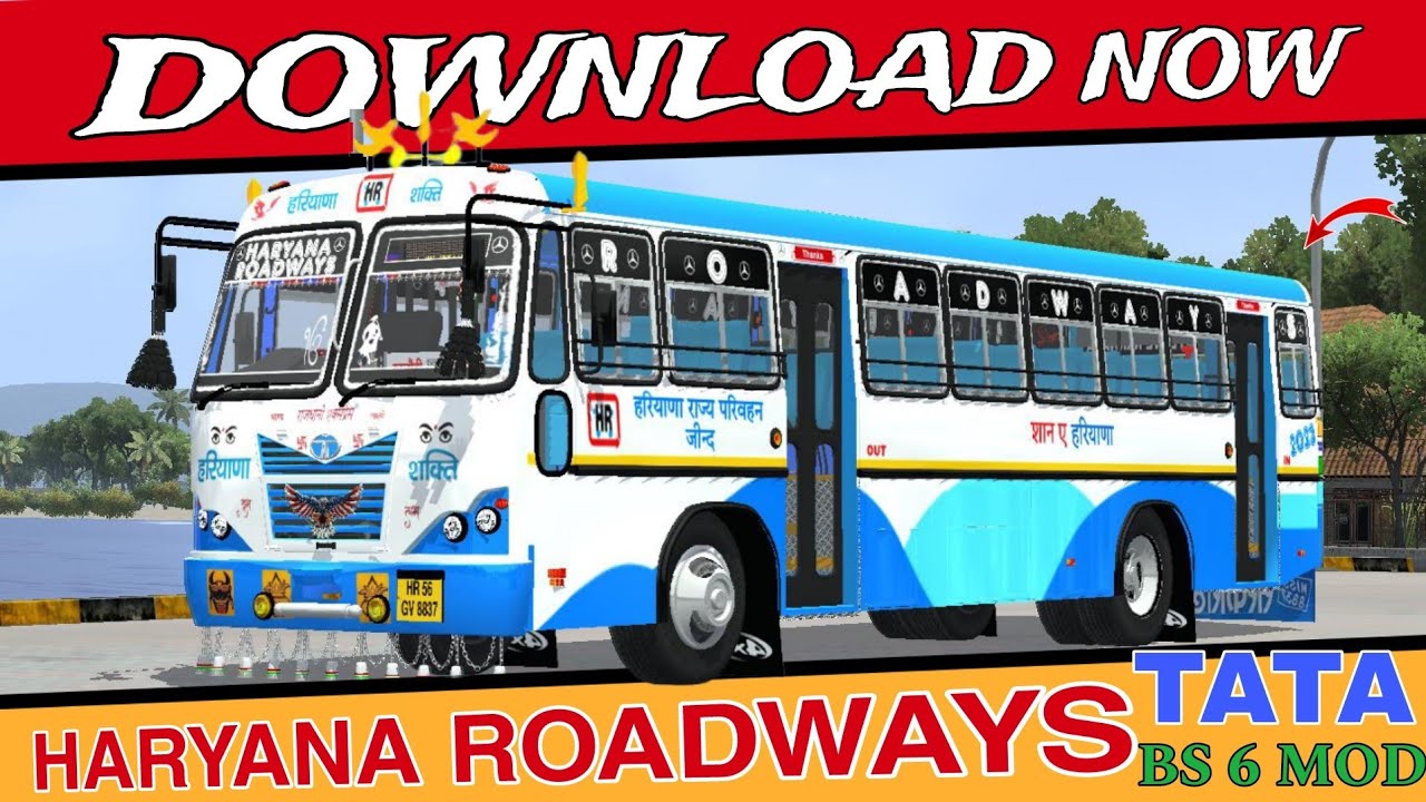Download Now 💥 // Haryana Roadways PMI Motors Tata Bs-6 Bus Mod // Game Station India