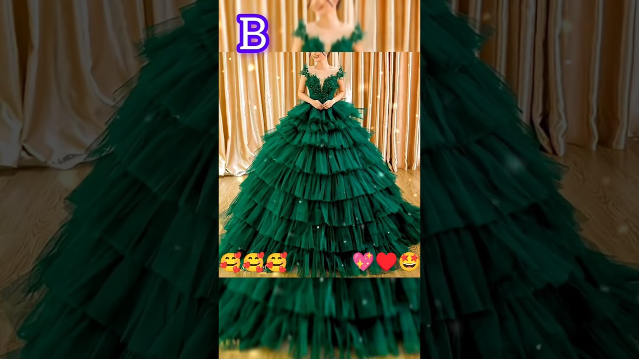 😱Top designer ball gowns 2026✨|| 😍ruffle skirt gown design🔥#Shorts​#Gown​#Dress​#Fashion​