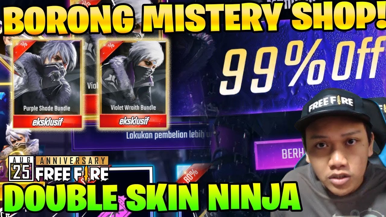 DISKON BESAR MISTERY SHOP! LANGSUNG BORONG BUNDLE NINJA BARU! - Garena Free Fire