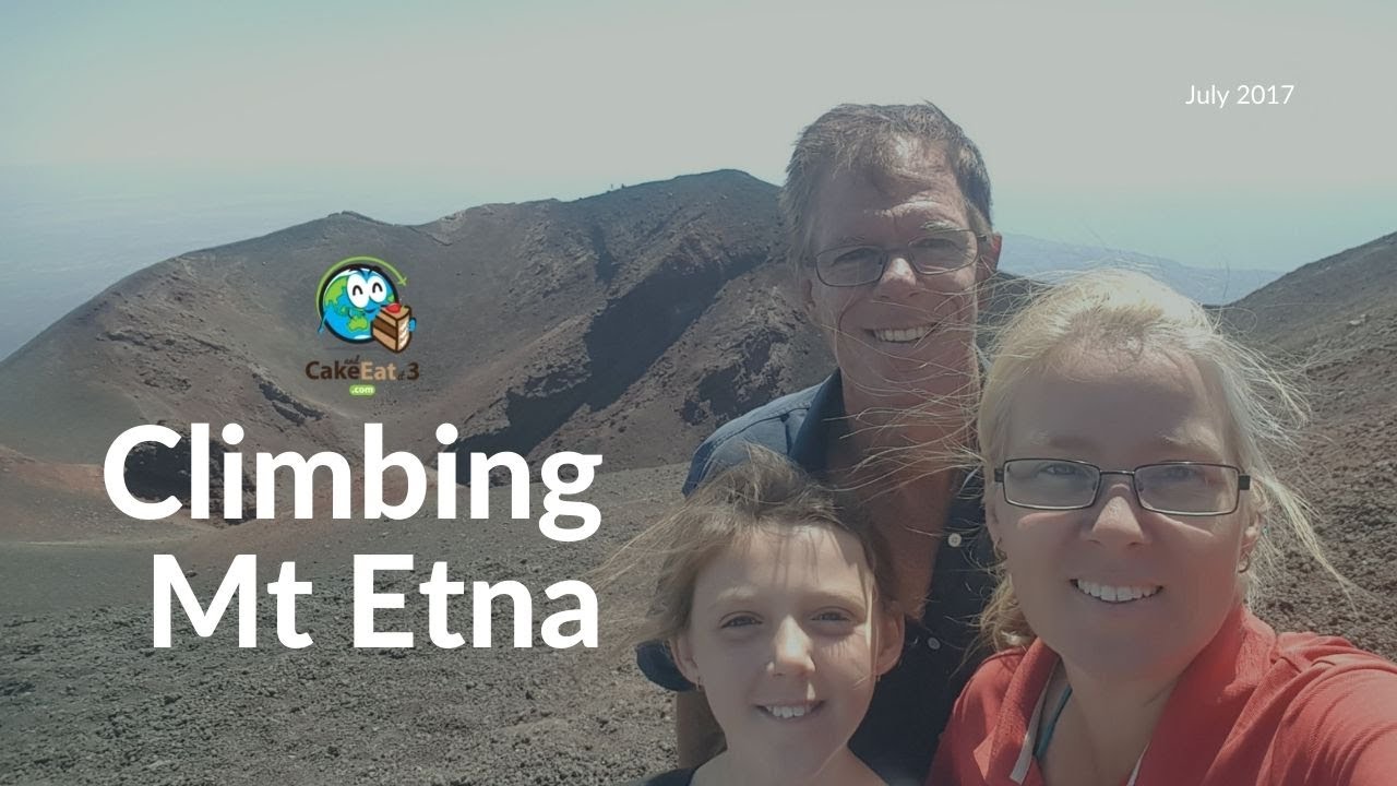 Climbing Mt Etna with kids