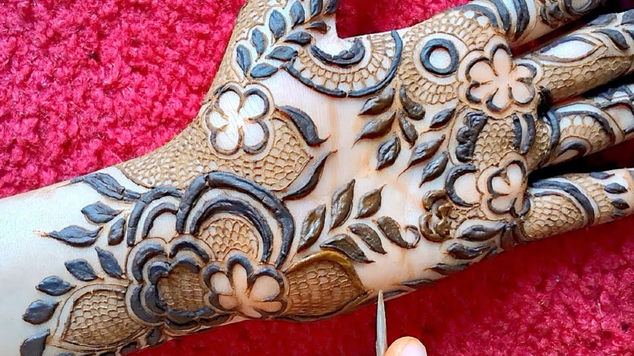 Beautiful Doha Style Arabic Front Hand Mehndi Design | Easy Eid Mehndi 2026
