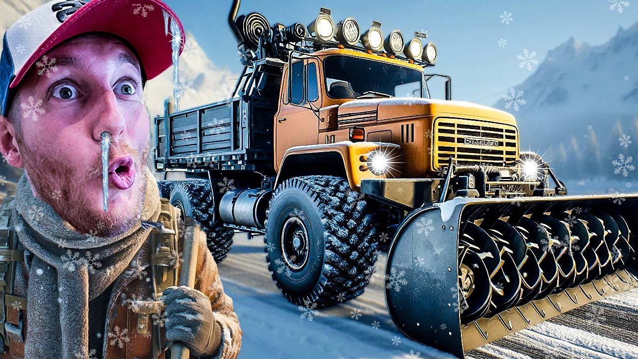 LKW mit SCHNEEFRÄSE: Wintereinsatz auf der AUTOBAHN #08 ☃️ | Snow Plowing Simulator
