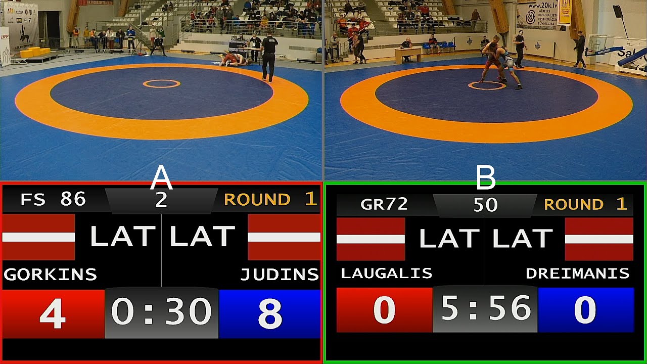 LATVIJAS ČEMPIONĀTAM GRIEĶU-ROMIEŠU, BRĪVAJĀ CĪŅĀ UN BRĪVAJĀ CĪŅĀ 2021