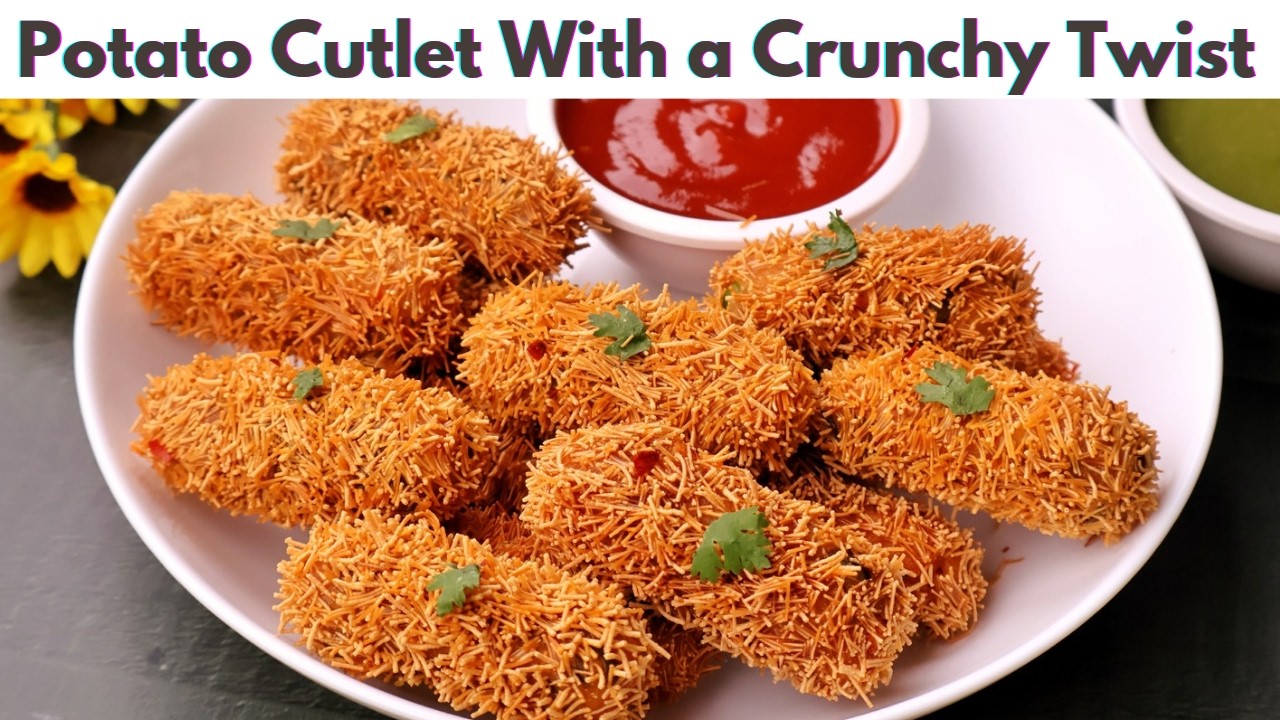 Crispy Veg Cutlet Recipe | Potato Cutlet With A Crunchy Twist | My Family Loves This Cutlet