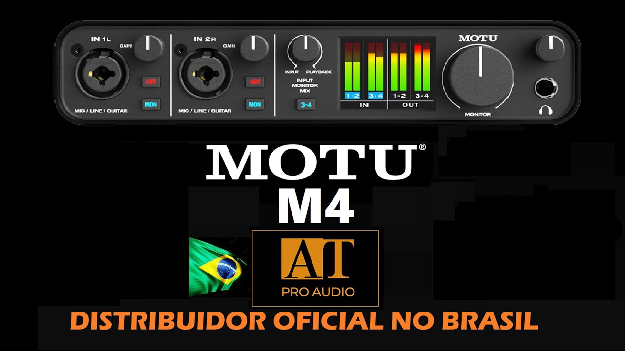 MOTU M4 INTERFACE USB - AT PROAUDIO BRASIL