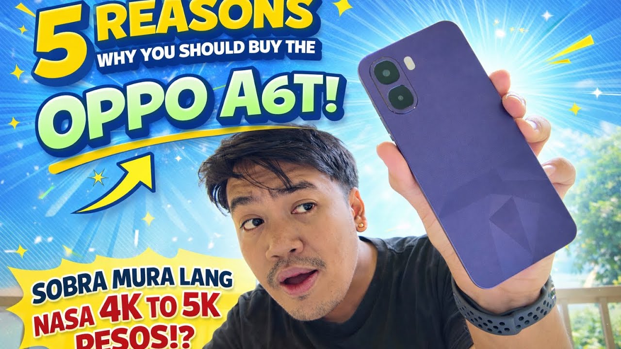 5 REASONS WHY YOU SHOULD BUY THE OPPO A6T: SOLID BATTERY 6500 MAH BATTERY LAKAS DIN NG CHIPSET?!