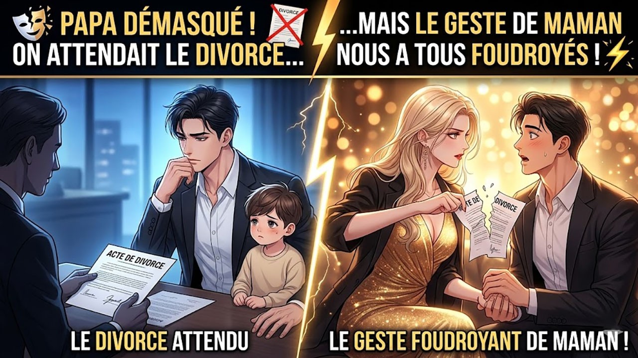 Papa d&eacute;masqu&eacute; ! On attendait le DIVORCE, nhưng le geste de maman nous a tous FOUDROY&Eacute;S ! ⚡