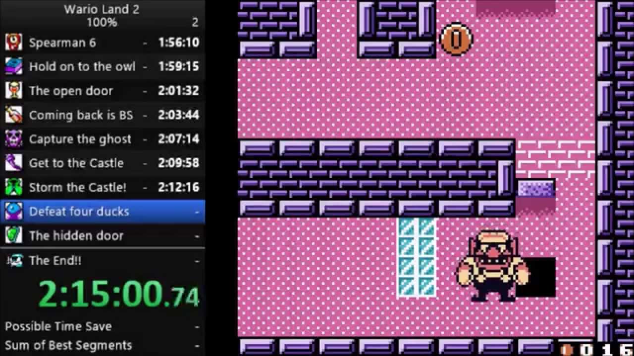 Wario Land 2 100% Speedrun in 2:26:14 [Current World Record]