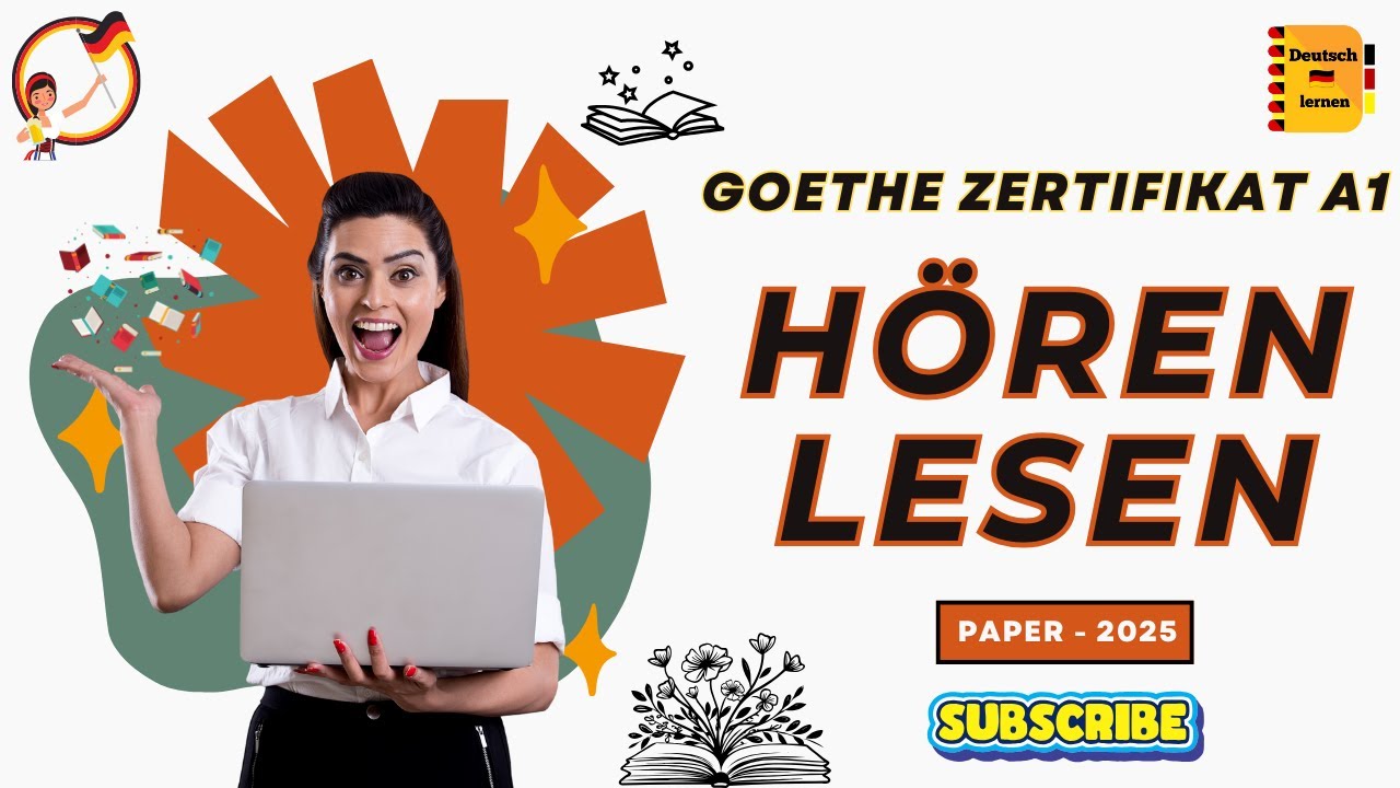 Goethe Zertifikat A1 Hören Modelltest Paper 2026 || Start Deutsch 1 German Exam Practice material