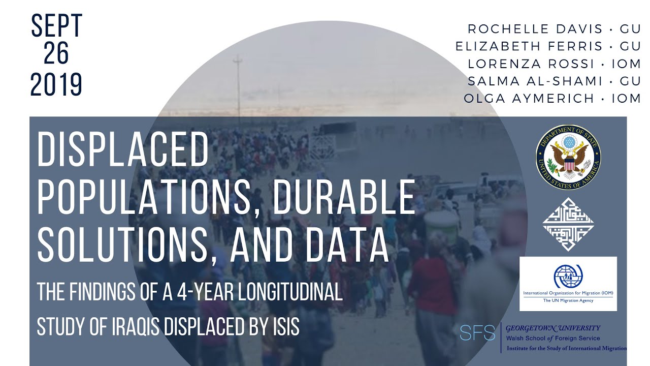 Displaced Populations, Durable Solutions, and Data: The Methodology Workshop