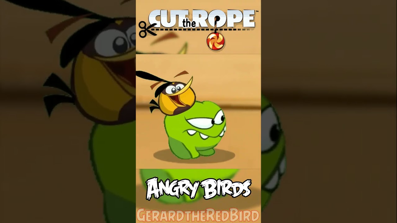 Пузыри и Ам Ням &mdash; анимация Angry Birds x Cut the Rope