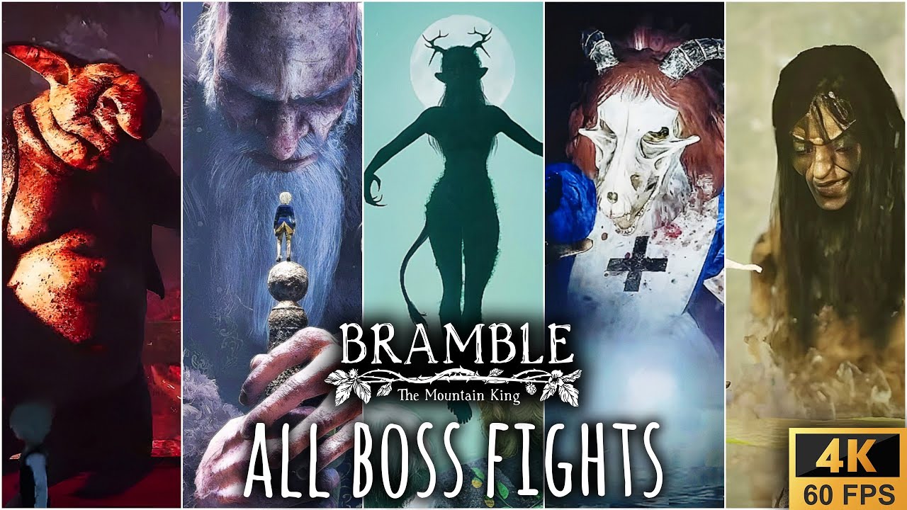 Bramble: The Mountain King (LITTLE NIGHTMARES Inspired) - All Bosses & Ending (4K60fps)