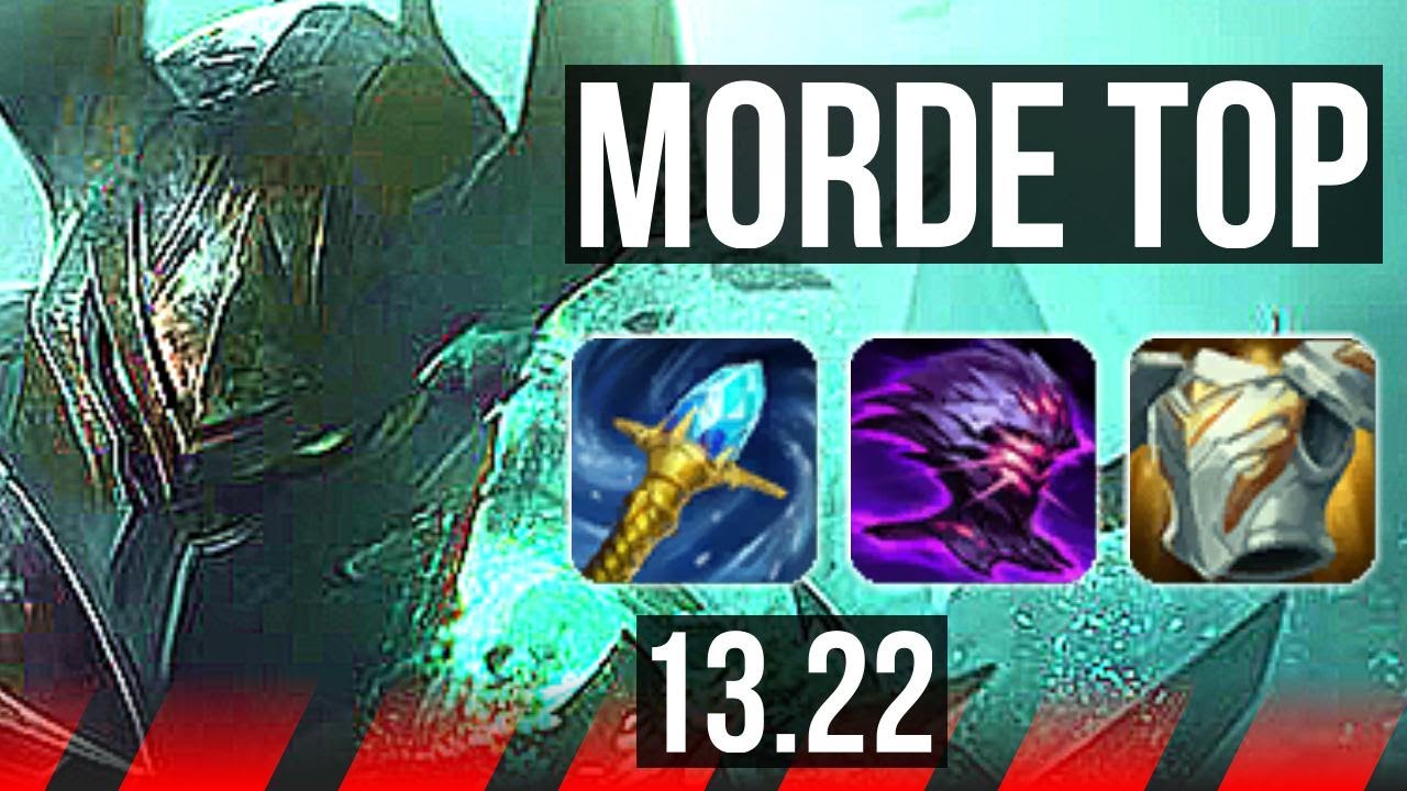 MORDE vs TRUNDLE (TOP) | 1.7M mastery, 1100+ games, 11/2/4, Dominating | KR Master | 13.22