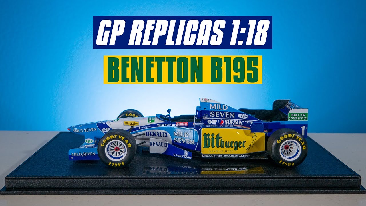 Benetton B195 Michael Schumacher 1995  F1 Modelcar Review | GP Replicas 1/18