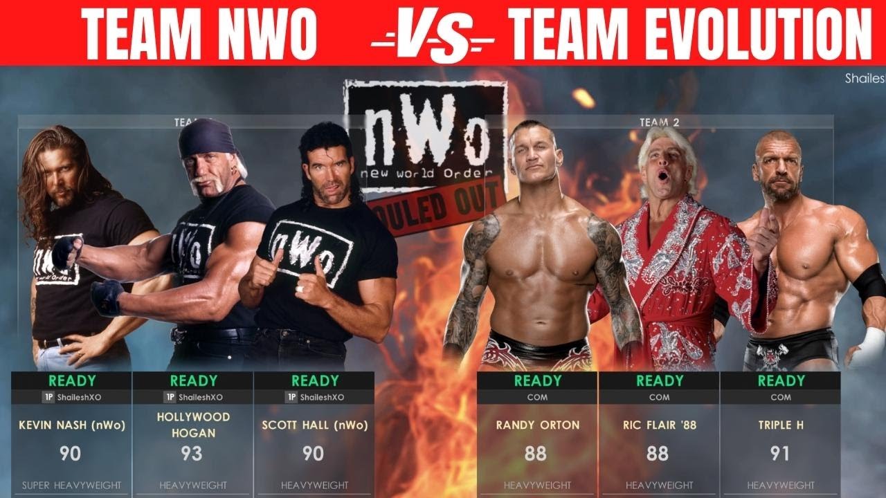 NWO vs EVOLUTION | WWE 2K22 Elimination Tag Match | Live Stream