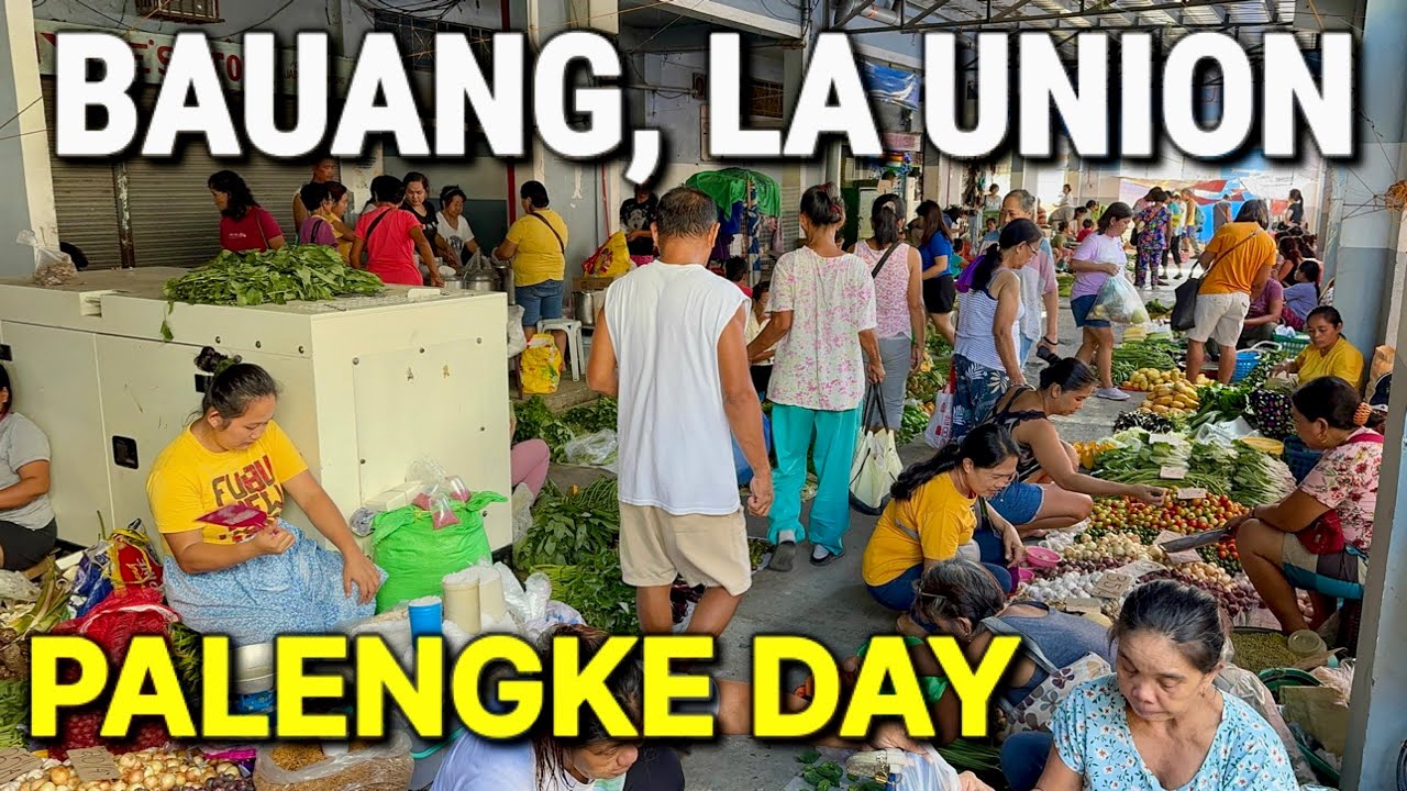 BAUANG LA UNION Market Day Tour 2025 | Philippines Local Food, Fresh Seafood & More!