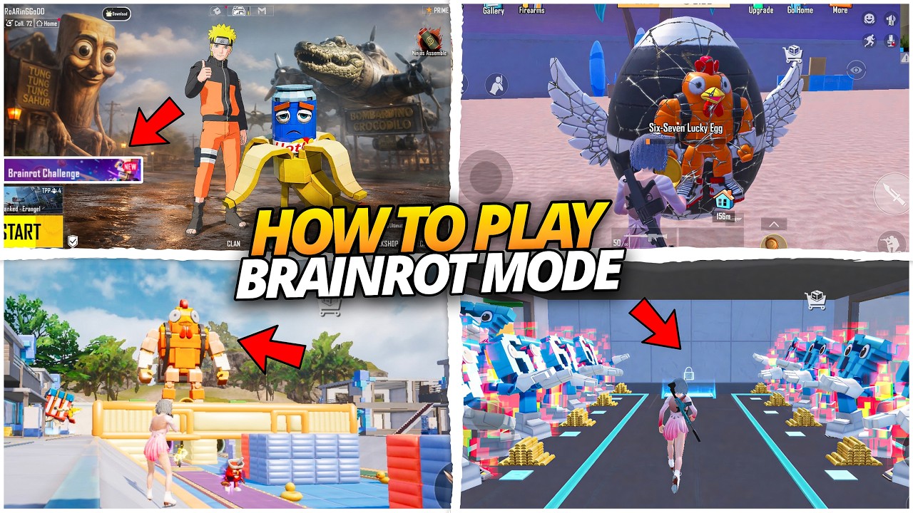 BRAINROT EVENT EXPLAIN / HOW TO PLAY BRAINROT MODE IN BGMI