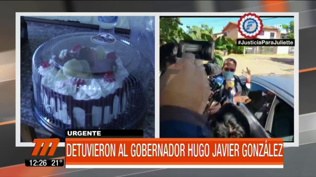 Detuvieron al gobernador Hugo Javier González