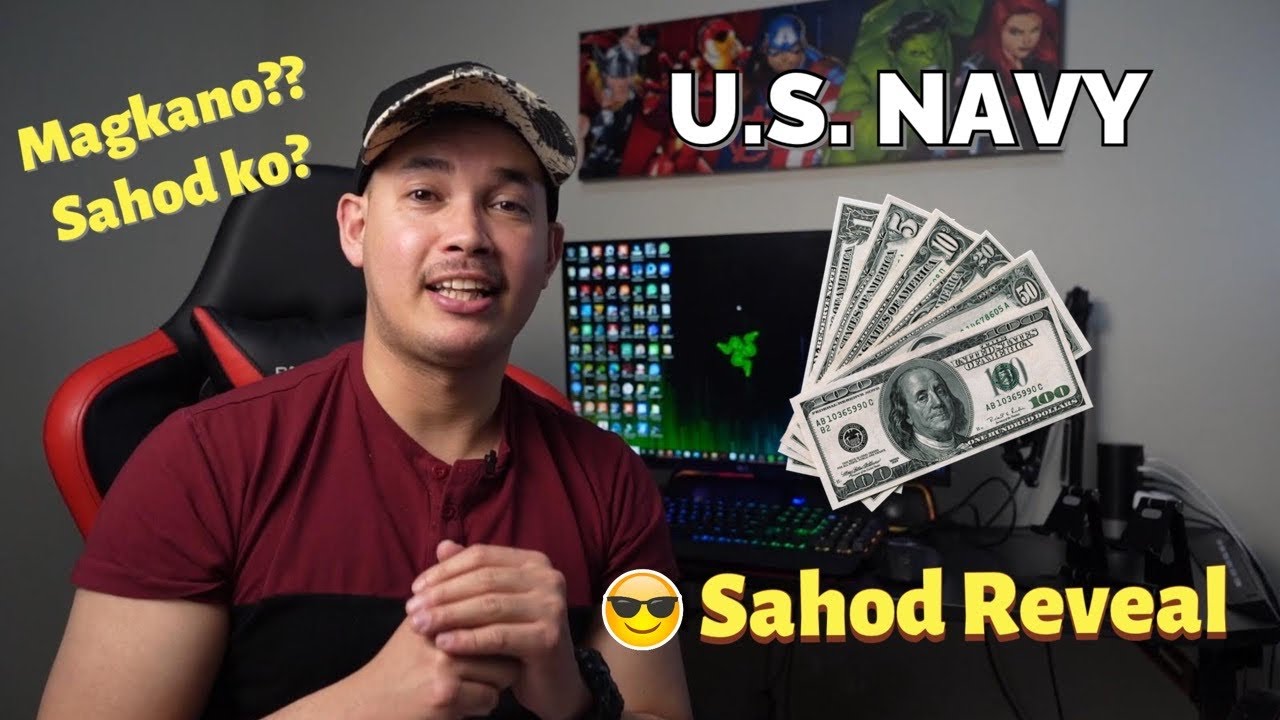 MAGKANO SAHOD KO SA U.S NAVY?? + NA PROMOTE AKO SA NAVY!!!