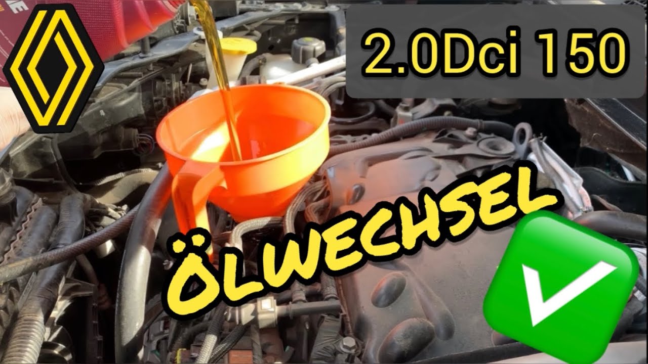 Ölwechsel mit Motorspülung (LIQUI MOLY motor clean) 2.0Dci 150 Renault Koleos 4x4
