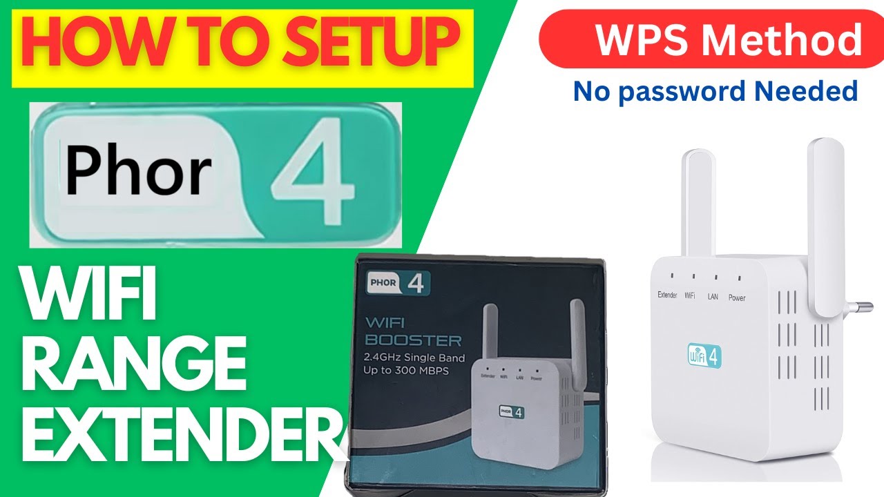 Настройка усилителя сигнала Phor 4 WIFI с использованием метода WPS. Пароль не требуется | Netboo...