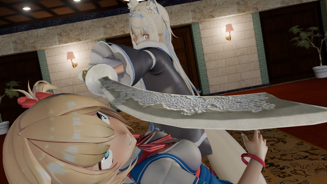 Akai Haato vs Fuwawa Abyssgard FINAL BOSS FIGHT PART 2【Hololive Animation】