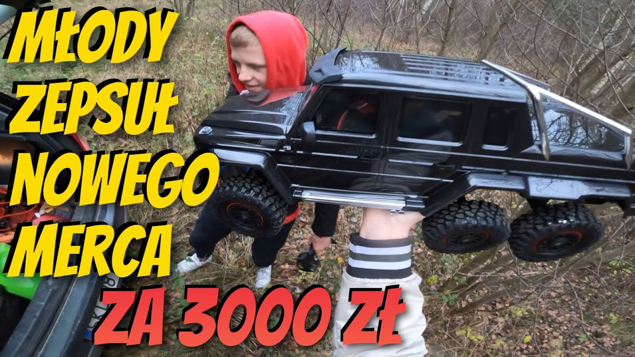 Młody zepsuł n&oacute;wkę Mercedesa 6X6 wartego 3000zł - Topienie i test - TRAXXAS Mercedes-Benz AMG 6X6