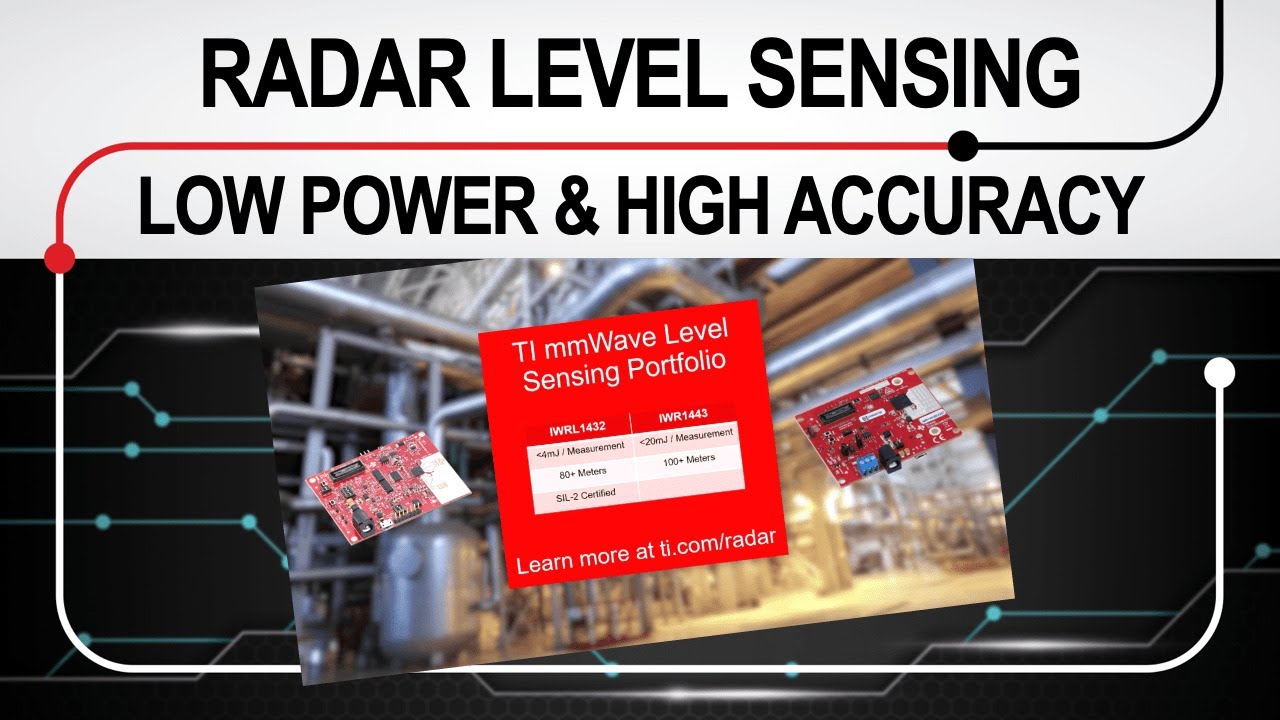 Enable level sensing applications with TI low power mmWave radar