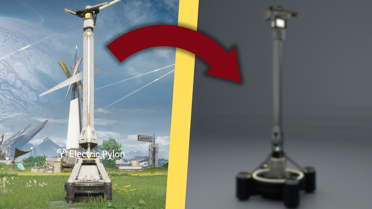Week 1 - Electric Pylon | (AK:Endfield Art Challenge)