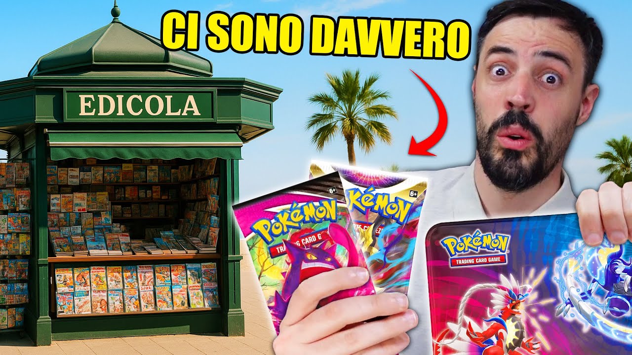 Ho Trovato le Carte Pokémon PIÙ RARE nelle BOLLENTI Edicole del Mare