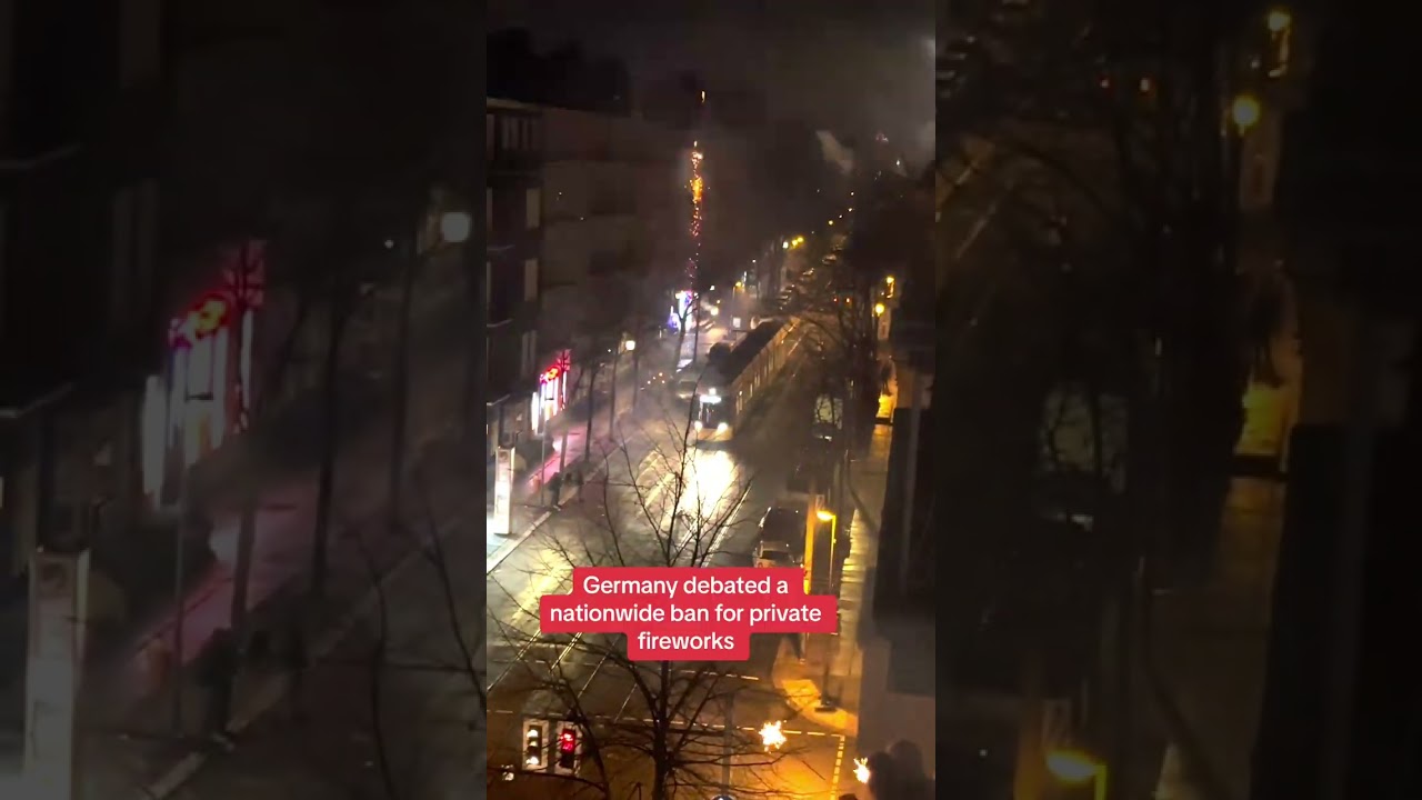 Fireworks ban in Germany? This is what Berlin looks like at midnight on NewYears Eve