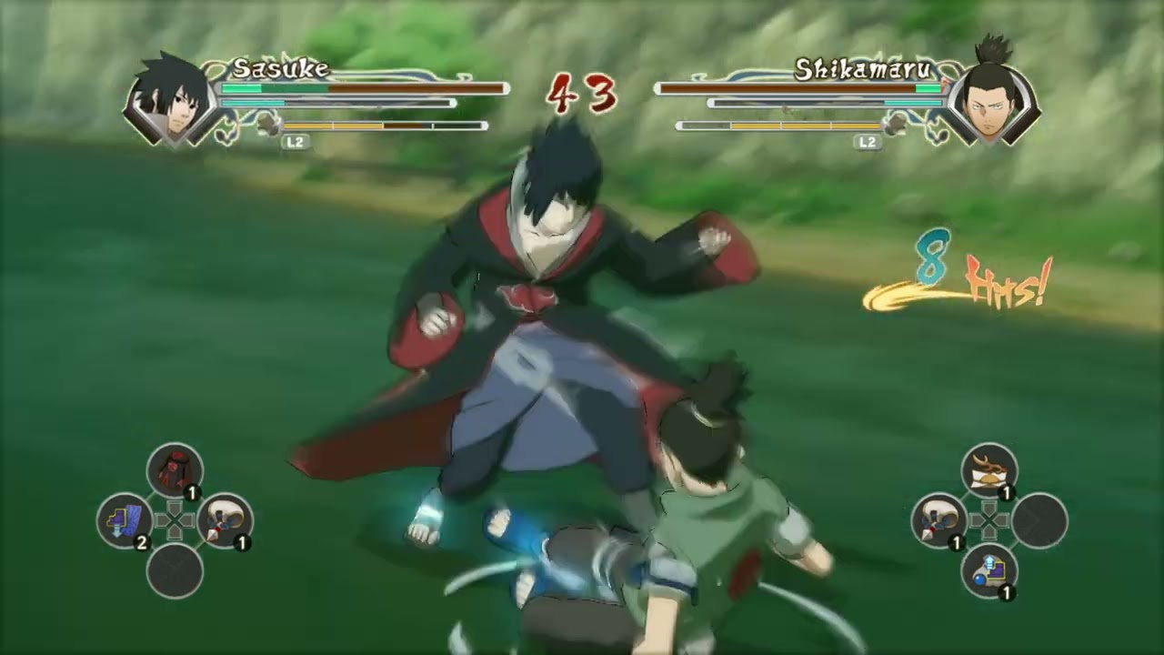 Sasuke (Taka) vs Shikamaru (Part 1) - Naruto Shippuden Ultimate Ninja Storm Generations