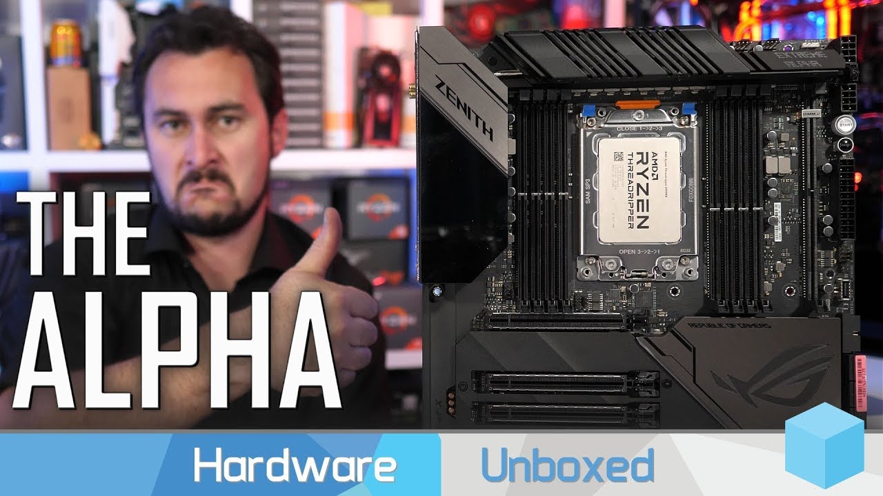 Asus ROG Zenith Extreme Alpha, X399 VRM Temp Test