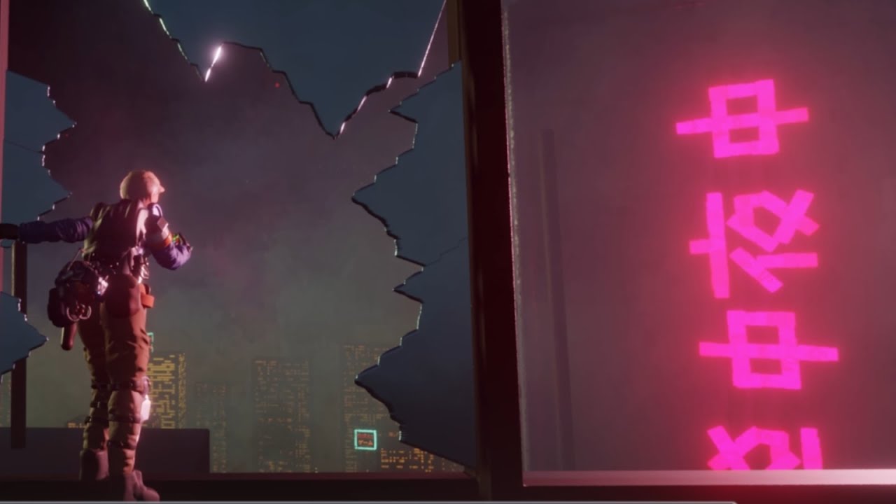 Exodus Machina made in Dreams PS4/PS5 by Quixoma (Cyberpunk themed adventure game)