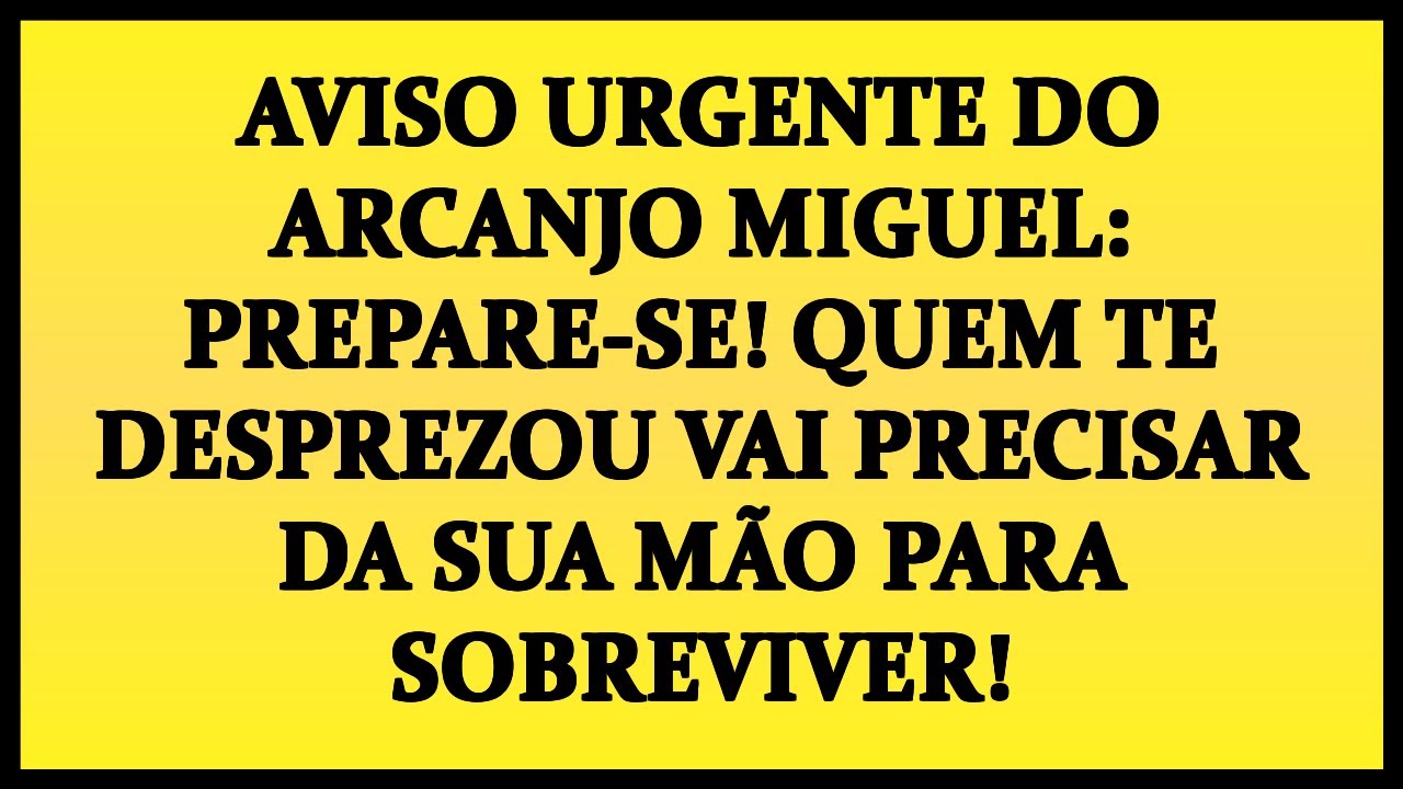 🛡️ AVISO URGENTE DO ARCANJO MIGUEL: PREPARE-SE! QUEM TE DESPREZOU VAI PRECISAR DA SUA MÃO PARA