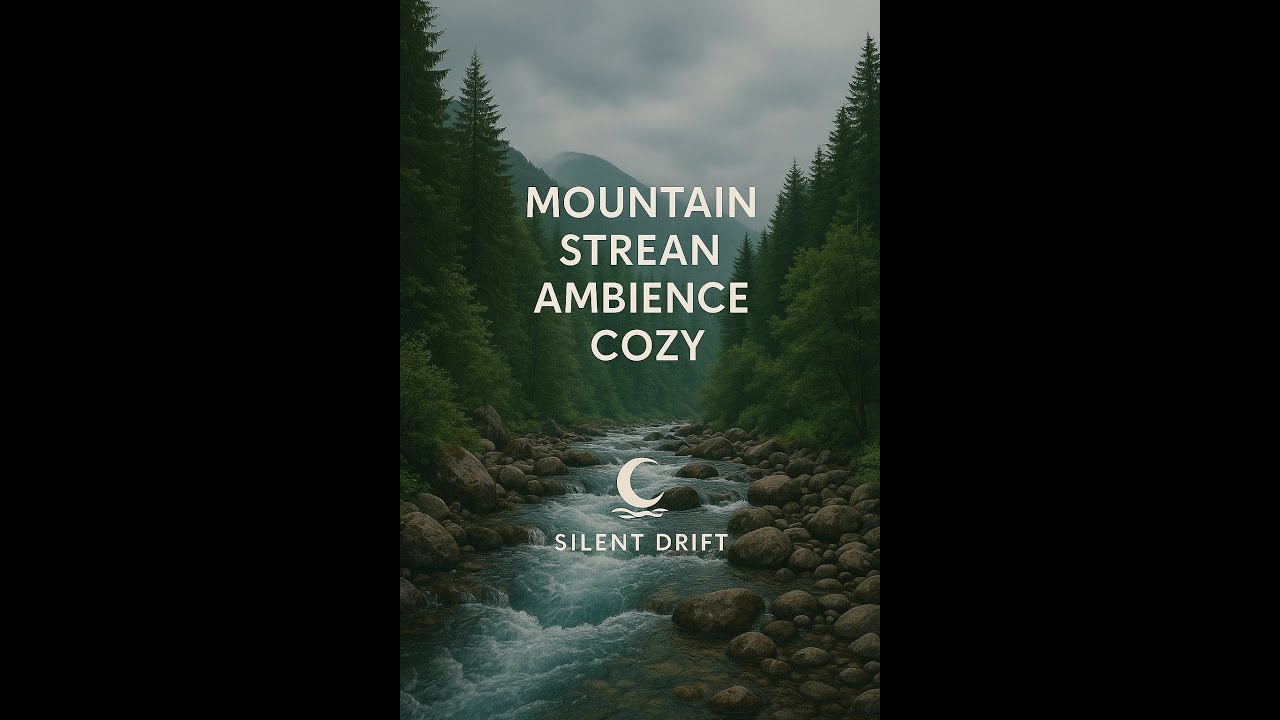 Mountain Stream Ambience – Cozy | 5 Hours Relaxing Ambience | Silent Drift