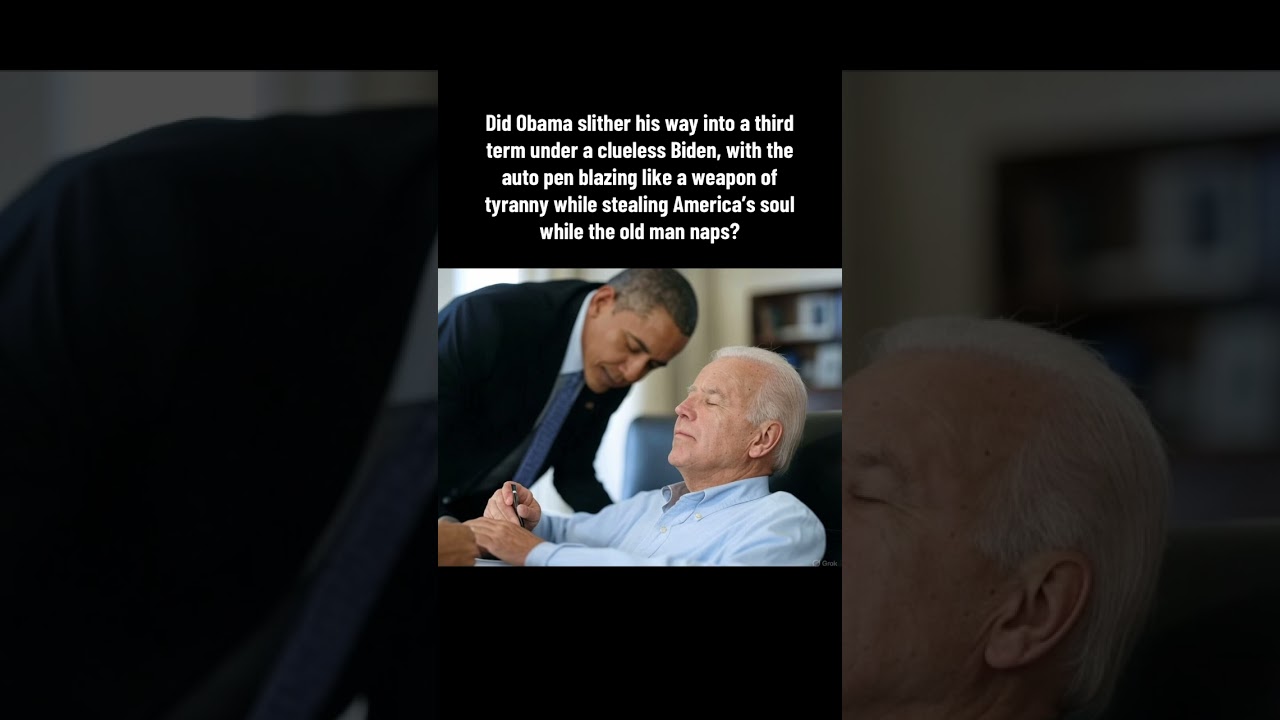 Did Obama Slither His Way Into a Third Term Under a Cueless Biden?