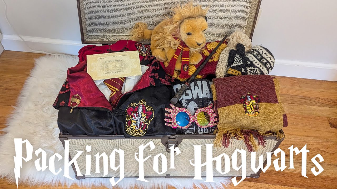 Packing my Hogwarts trunk